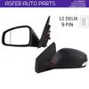 Outside Side Mirror Left Black For Renault Fluence Megane Mk3 2009-2016 Electric 9 Pins Oem 963028938R 963020180R