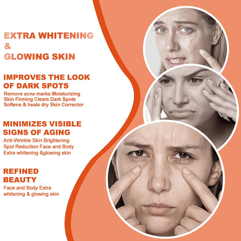 Arbutin Serum with Turmeric Extract Brightening Hydrating Facial Essence for Glowing Skin