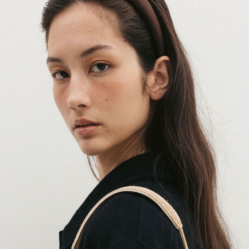 DAS RYE Wildleder Haarband(Braun)