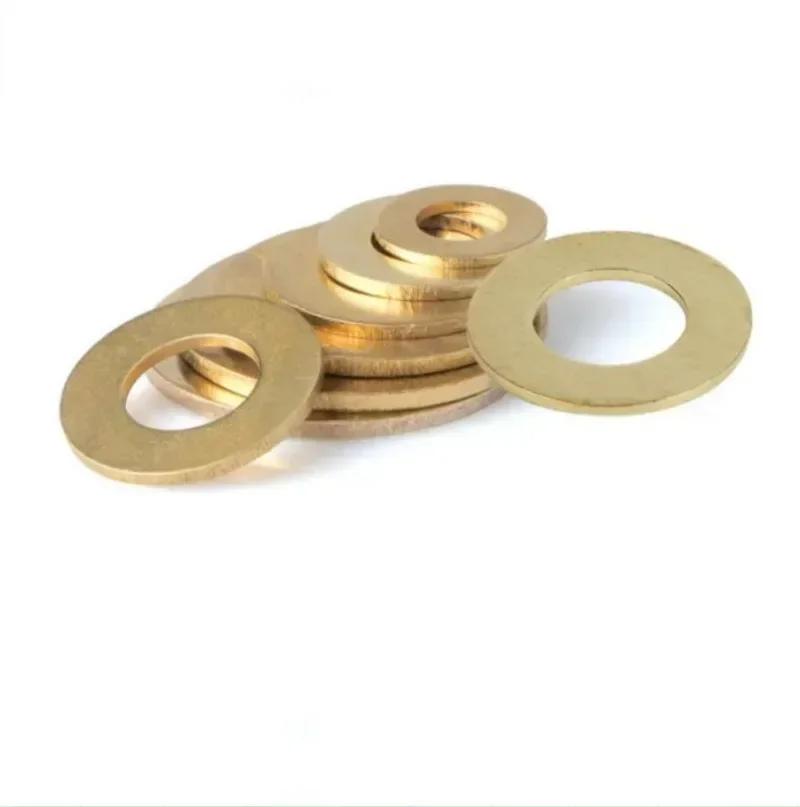 10pcs DIY Folding Knife Copper Gasket 11X5X0.6mm Brass Washer Butterfly Knives BM 940 Folding Knife Accessories Tools