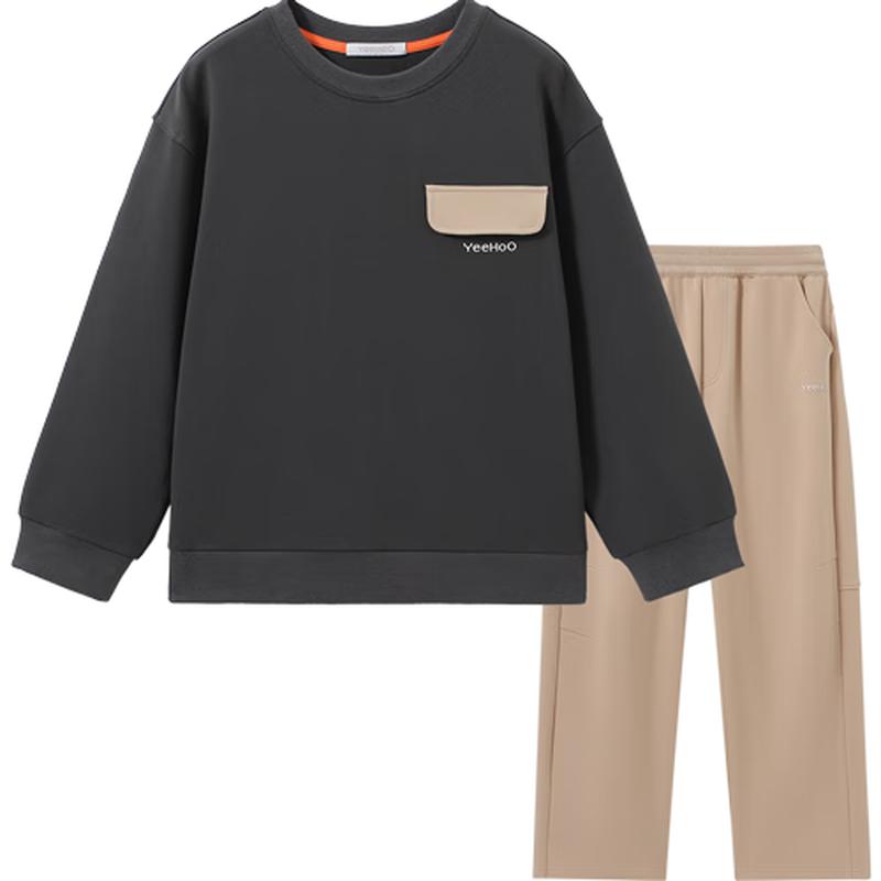 YEEHOO Boys  Casual Sweatshirt & Pants Set 130