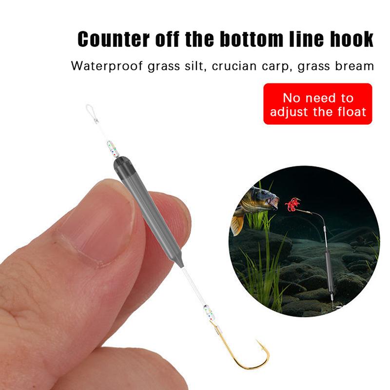 1PC Anti-separation Base Fishing Hook Double Hook For Fishing Live Bait With Double Bait Keeper Barbs High Carbon Steel