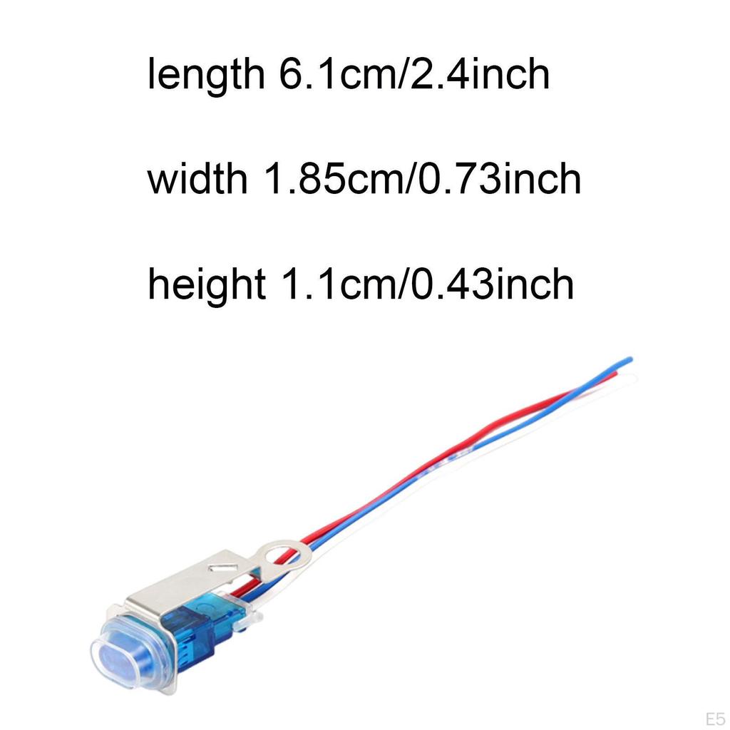 Flash Button Warning Switch, PP Replacement Control, Quick Installation, Suitable for Motorcyclists,