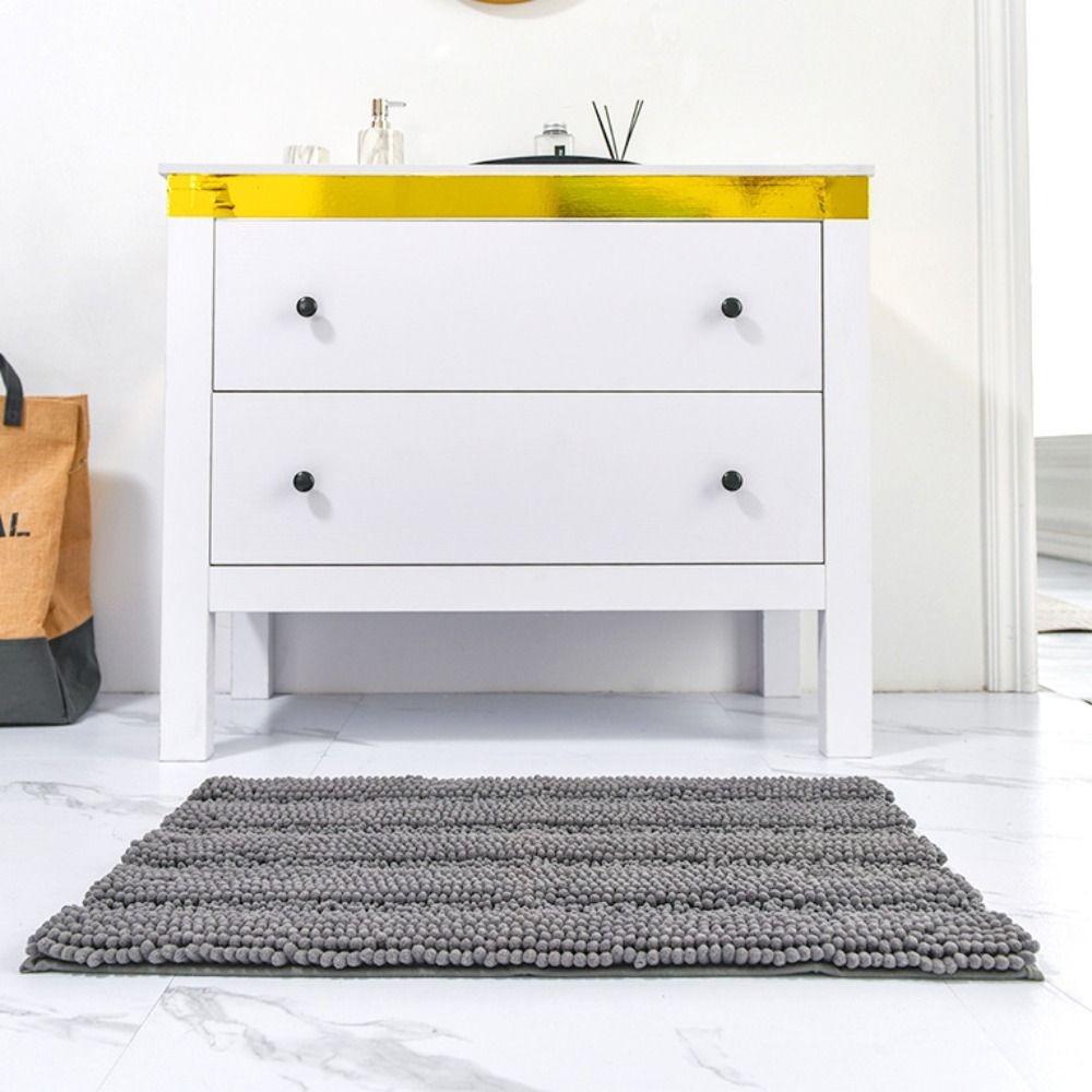 Verdickter Badezimmerteppich Rutschfeste Fußmatte Praktischer kleiner Teppich Schlafzimmer