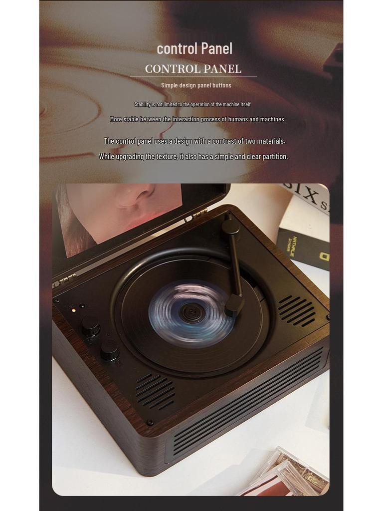 Retro Bluetooth All-in-One CD Player and Speaker - Perfect Birthday Gift