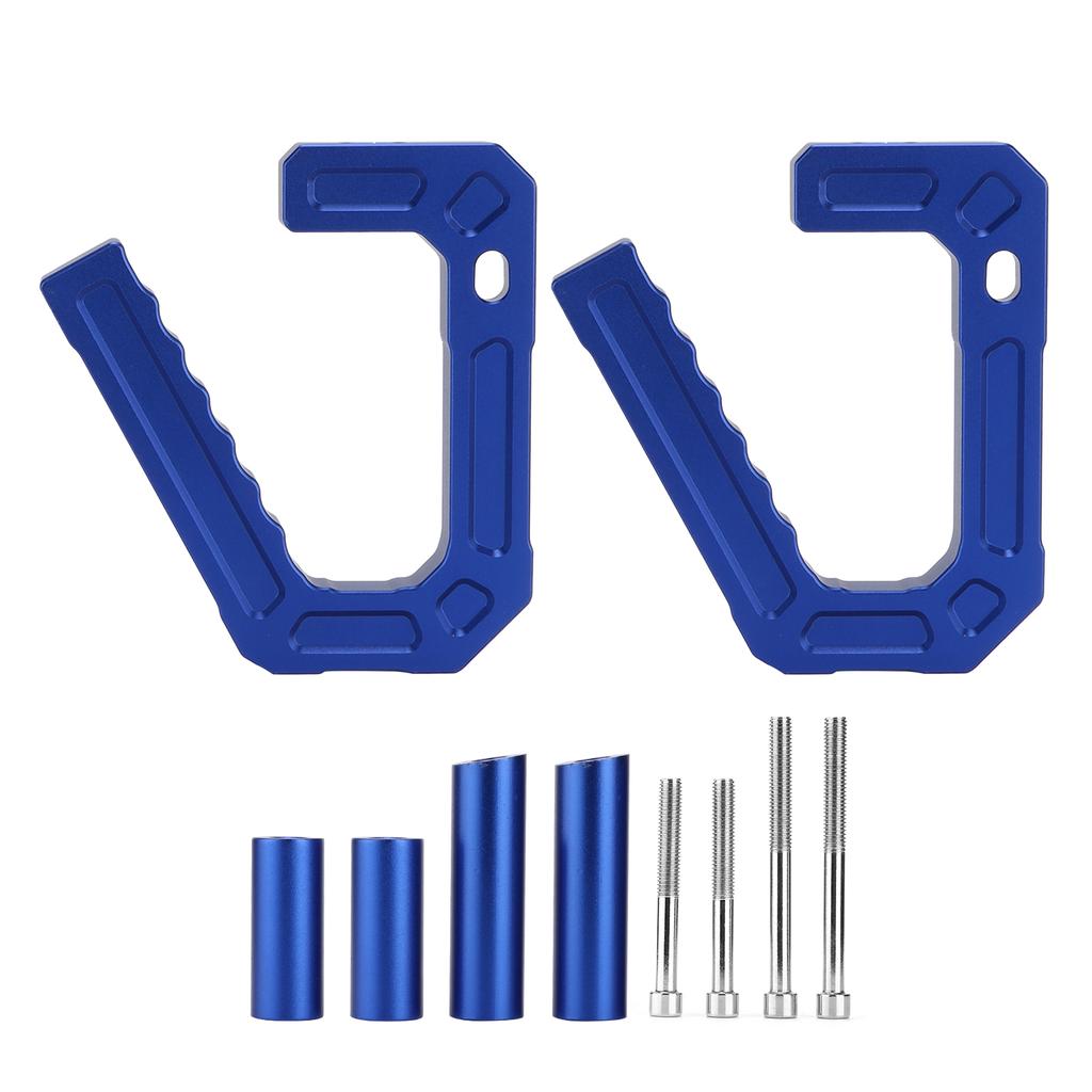Auto Straße Vordere Haltegriffe Aluminiumlegierung Ersatz für Jeep Wrangler JK 2007?2018Blau