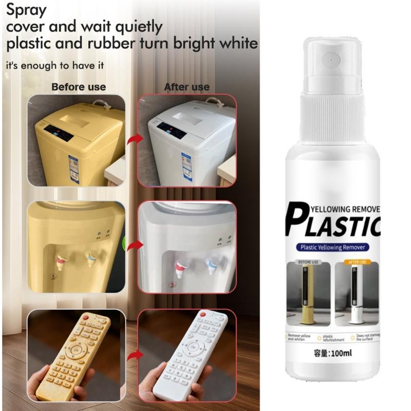 100ml Efficient Plastic Restoration Liquid for Brighten And Renew Yellowed Or Faded Surfaces Household Essential