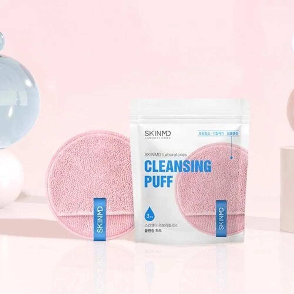 SkinMD Cleansing Puffs 3 Sheets/1 Pack