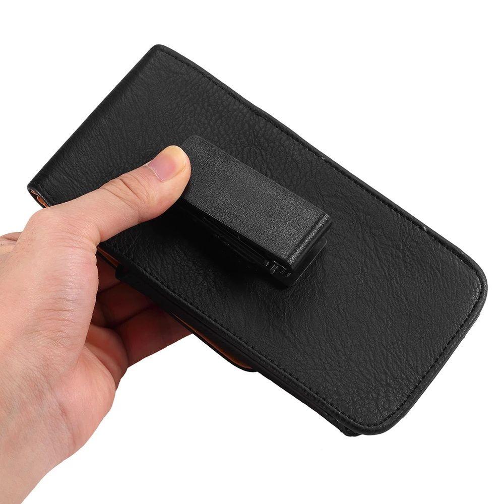 Business-Stil Handytasche Handytaschen-Gürteltasche Handy-Geldbörsenhülle Handytasche Herren-Hüfttasche
