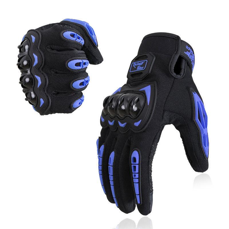 Men's Off-road Touchscreen Motorcycle Riding Gloves - Spring/Summer, Protective Anti-fall Hard Shell