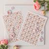 Flower Clay Transfer Paper Bird Flower Transfer Paper Water Soluble Transfer Paper for Clay Earrings Jewelry Making