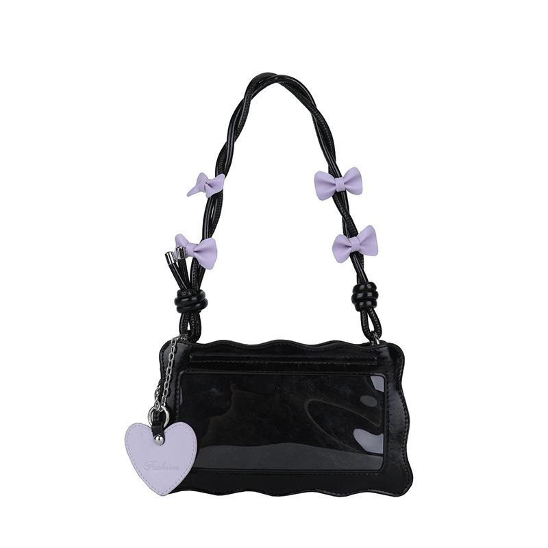 New Small Crossbody Shoulder Bag Transparent Two-dimensional Small Food Allowance Daily Commute Bar Leisure Backpack