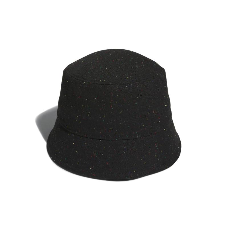 adidas Cotton, Recycled Polyester, Faux Wool Bucket Hats Unisex Black Adidas IK4779