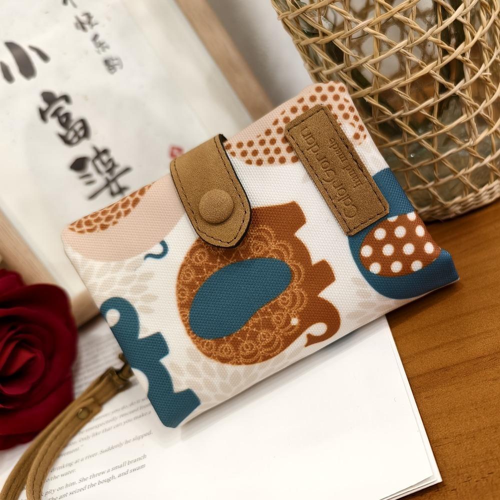 

Fashion Cute Zipper Hasp Short Wallet PU Printing Coin Purse Leather-Capacity Money Bag for Women Girl