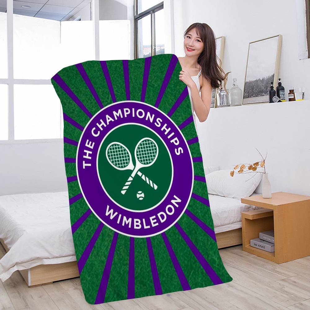 W-Wimbledon Pattern Cartoon Beach Towel Cute Kawaii Room Decor Bath Girls Children Hand Towels For Bathroom Shower