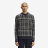 [Sharp] Brushed Tartan Knit - Anchor Grey Afpm2531552-297