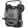Walk-behind Hand Push Floor Sweeper, 25.6" Sweeping Width Floor Sweeper Manual Non-Electric, 5-Gallon Waste Container, Angle & Height Adjustable