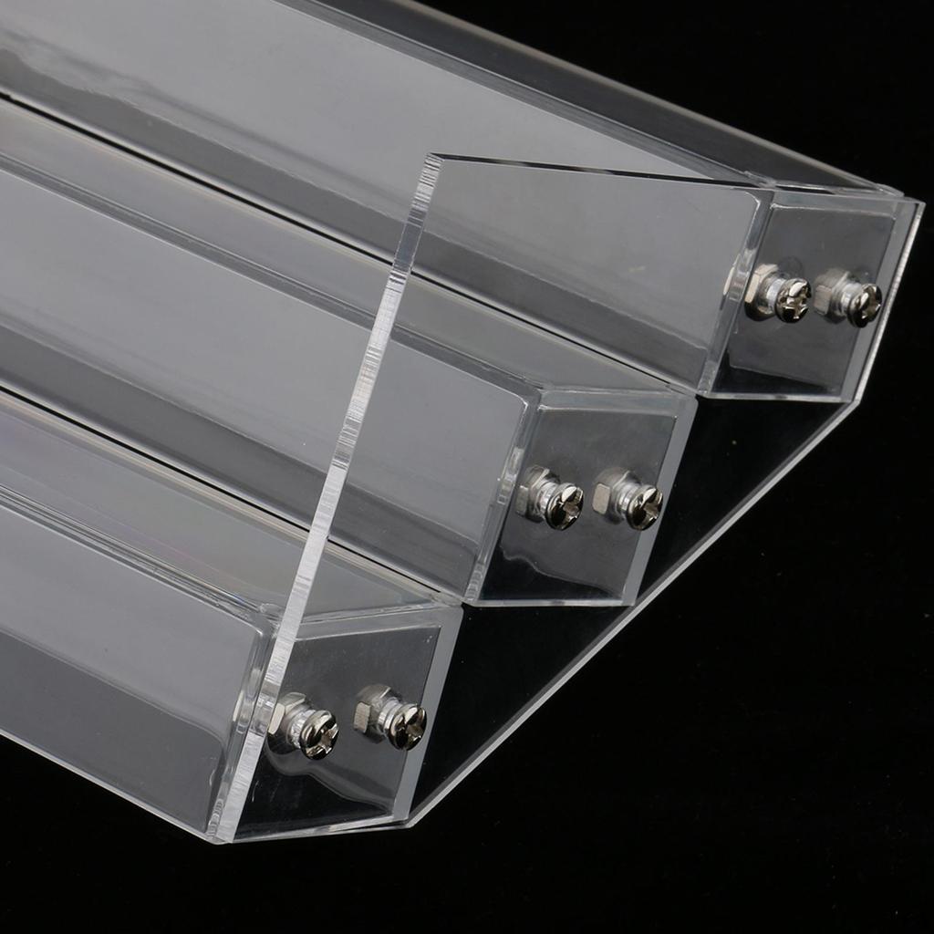Tiered Acrylic Stands Clear Display Shelf for Cosmetic Cupcakes Model Car