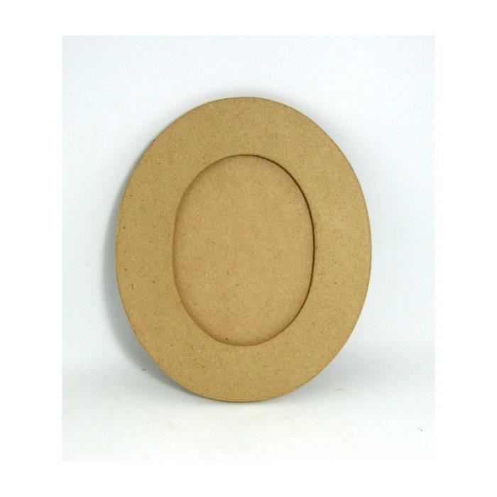 Cadre décoratif - DECOPATCH - Ovale - 19.5x16.5 cm - Créativité - Décoration personnalisée