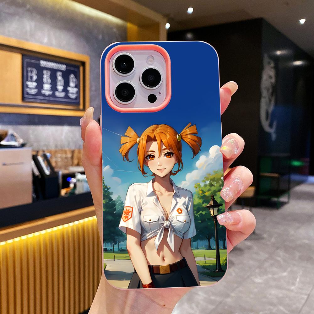 Everlasting Summer Alisa Jelly Double layer Pink Mobile Phone Case for iPhone 17 16 15 14 13 12 11 Air Pro Max Plus Protective