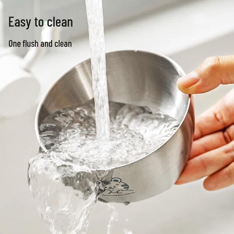 maxcook 304 Stainless Steel Insulated Soup Bowl with Lid