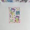 1/8 Sheets Cute Cartoon Cool Girl Character Stickers For Hand Account Diary Notebook Scrapbook Diy Decor