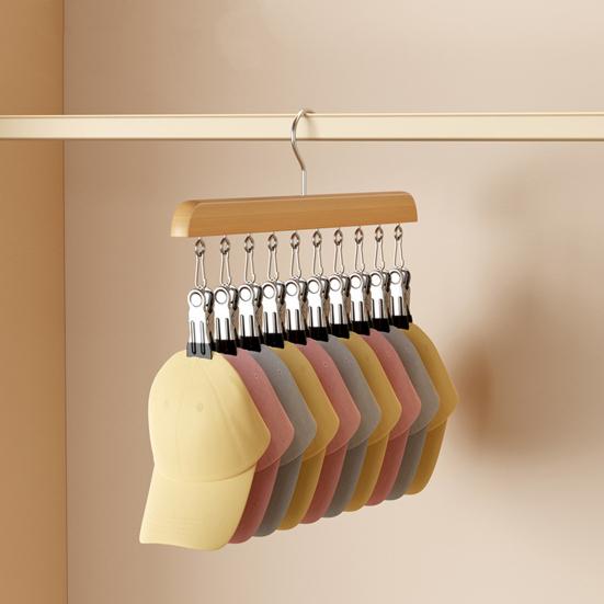 Trouser Clip Closet Organizer with 10/12 Clips Pants Scarves Skirts Belts Towels Underwear Heavy Duty Metal Frame Storage Rack