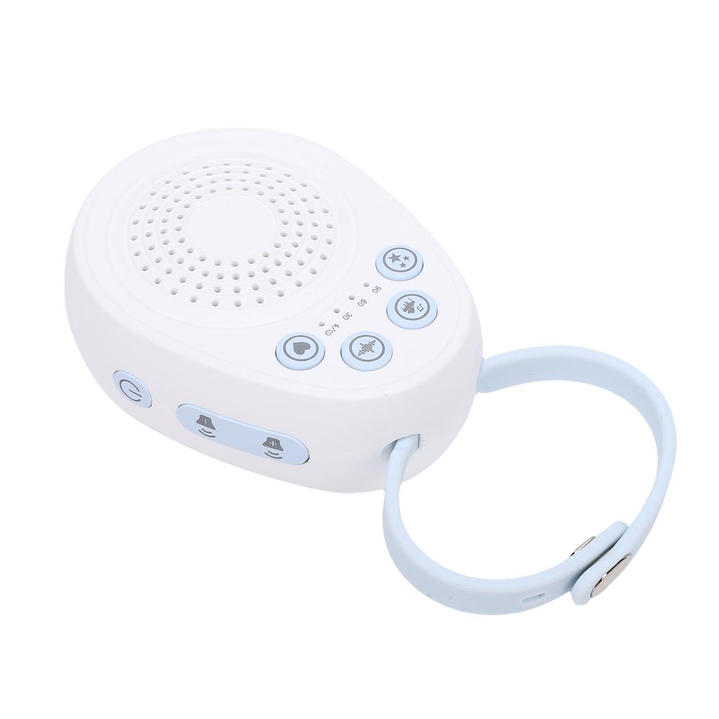 White Noise Machine Portable Sleep Sound Machine with 20 Soothing Sounds 5 Timer Settings Memory Function for Baby Kids