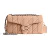 Tabby 26 Logo Plaque Quilted Flap Napa Leather Hobo Crossbody Bag Medium Women Bags Beige CP147-LHWFT