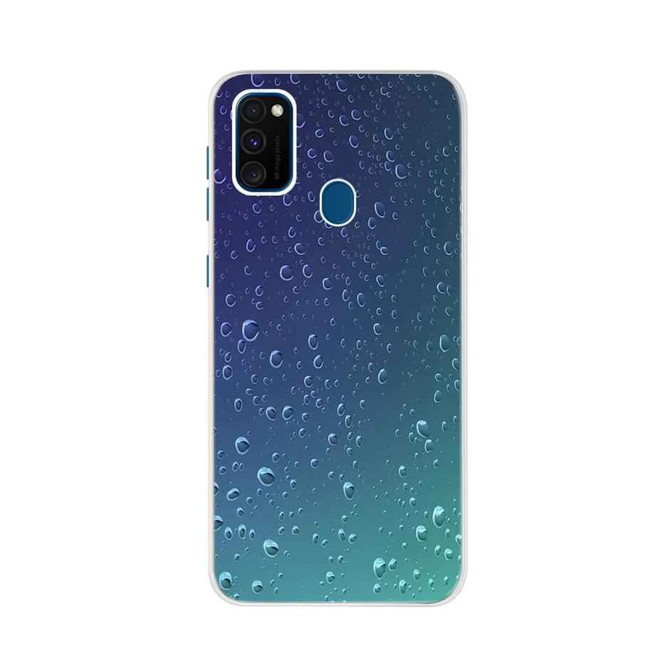 For Samsung Galaxy M21 Case Samsung M30s Soft Slim Cute Painted Phone Back Cover For Samsung M21 M 21 M215F Cases Bumper Fundas