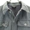 Swiss Army 30s 40s Vintage Prisoner Work Metal Buttons Denim Work Jacket Men's Used