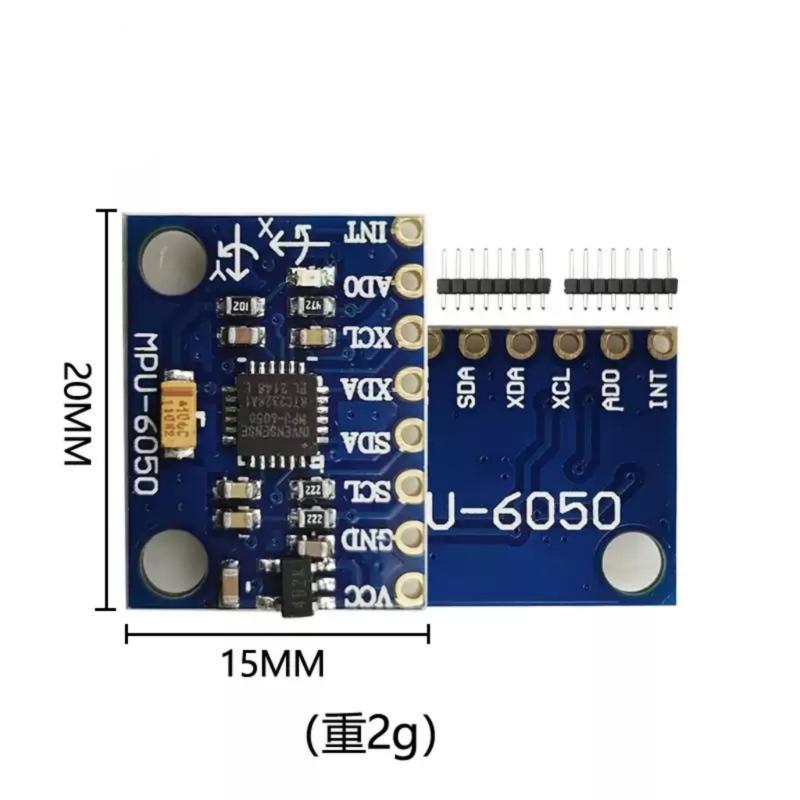 Low Power 3 Axises Accelerometer Gyroscopes Sensorings Module Builts In Calibration for Projects