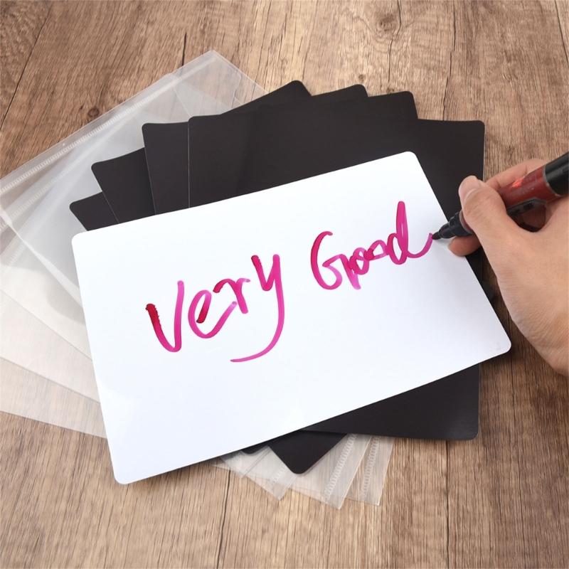 Rubber Magnetic Sheets and Clear Cutting Die Storage Bag Set for Scrapbooking Card Making Supplies Includes Sticker