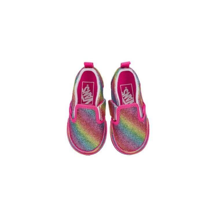 Vans Slip-On Series Athletic Low Top Walker Shoes Baby Shoes Red VN0A5EFKRNC