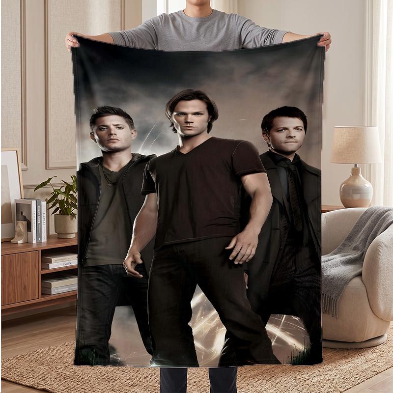 Supernatural Soft Warm Flannel Blankets Comfortable Blanket for Home Decoration Gifting