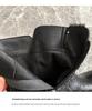Maillard Retro Distressed Chunky Heel Ankle Boots, Women's Versatile Spring/Autumn Buckle Round Toe Thick Sole Knight Boots