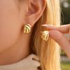 Stainless Steel Geometric Earrings for Women Irregular High-Quality Earrings Piercing Earrings Female Party Jewelry Gift