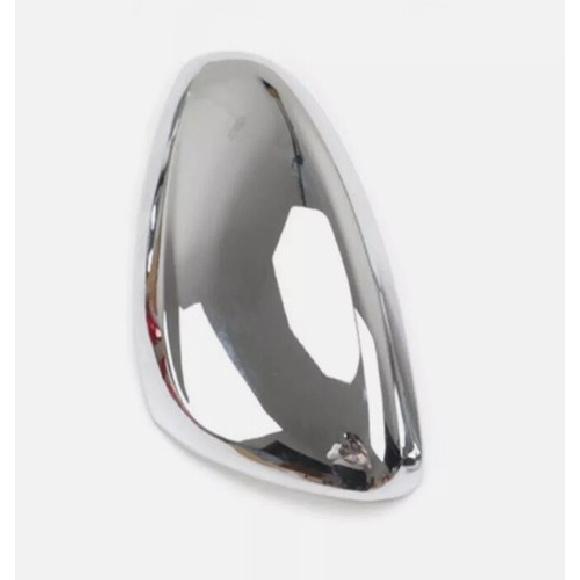 For 2012-19 Peugeot 208 Left Driver Side Door Wing Mirror Cover Cap Case Chrome