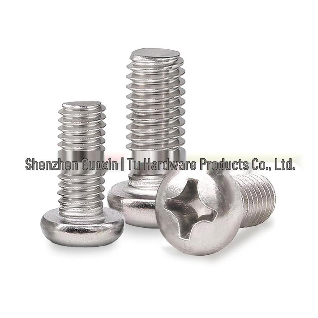 GB818 Stainless Steel 304 Phillips Pan Head Screws PM2.5-M6