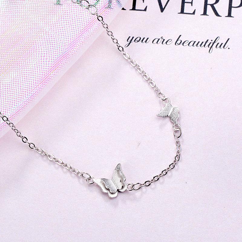 925 Sterling Silver Butterfly Charm Bracelet For Women Bracelet &Bangle Fashion Jewelry Birthday Party Gift