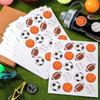 Pack of 10 Creative Athletic Party Decoration Sticker for Sports Enthusiasts Theme Event Sports Ball Sticker