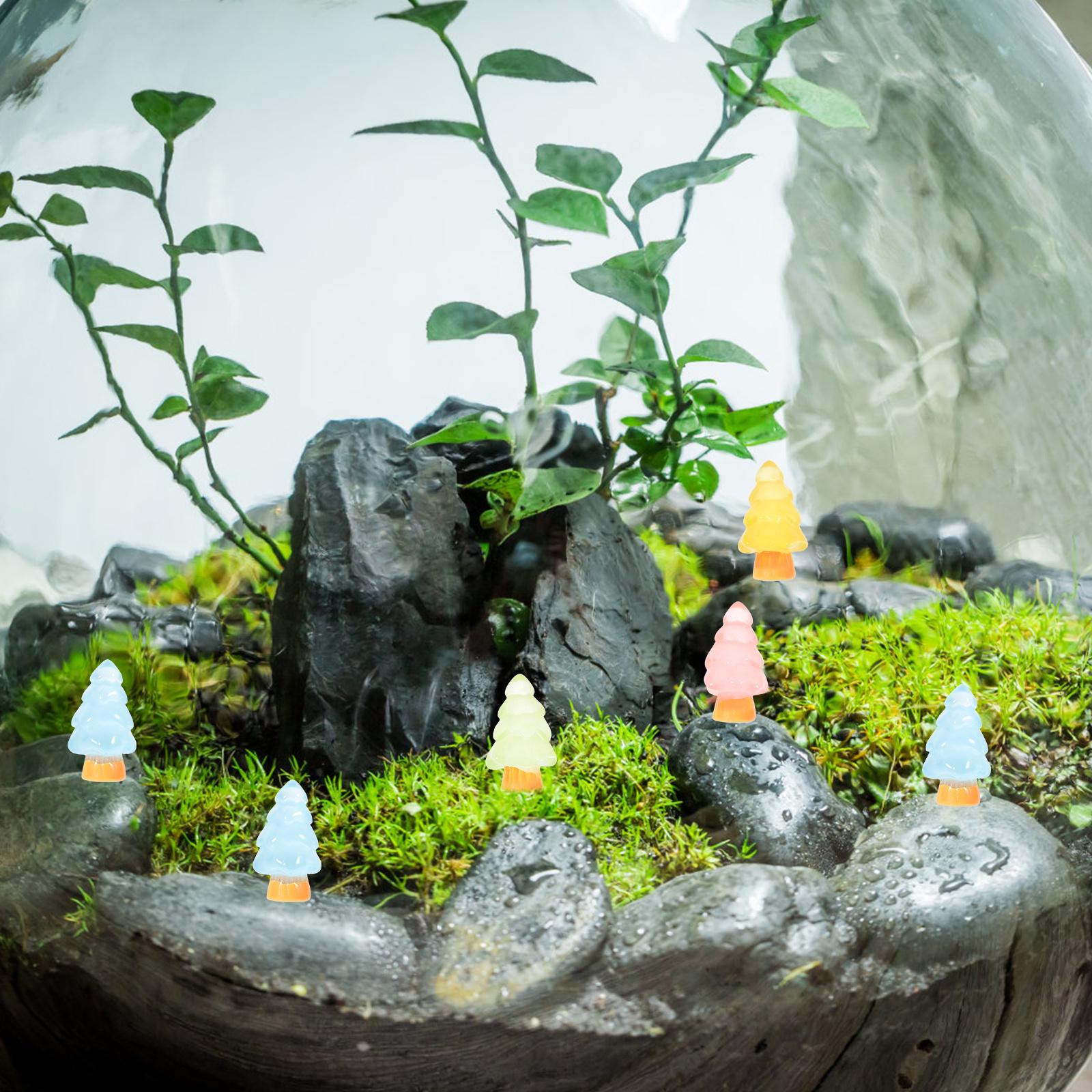 

72pcs Miniature Luminous Christmas Tree Decor Glowing Tabletop Trees For Home Party Mantel Fireplace Desktop Decoration Xmas other