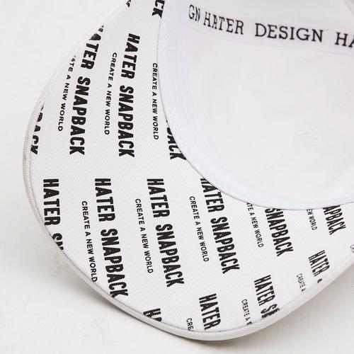 Heiteo Under Brim Basic Logo Ball Cap White