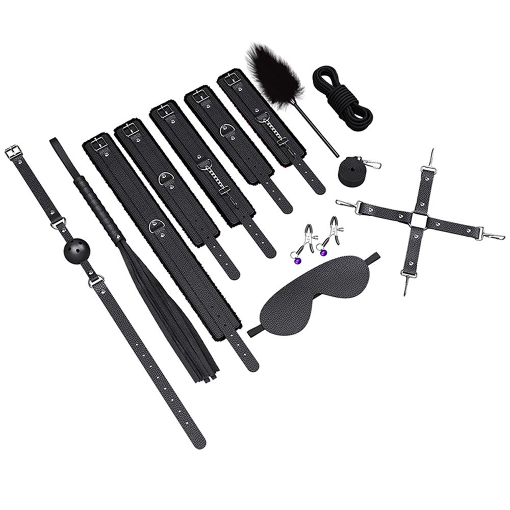 BDSM Adjustable Straps Bed Restraints Sex Bondage Kit For Couple Handcuffs Ankle Cuffs With Bondage Set SM Adult Games Sex Toys