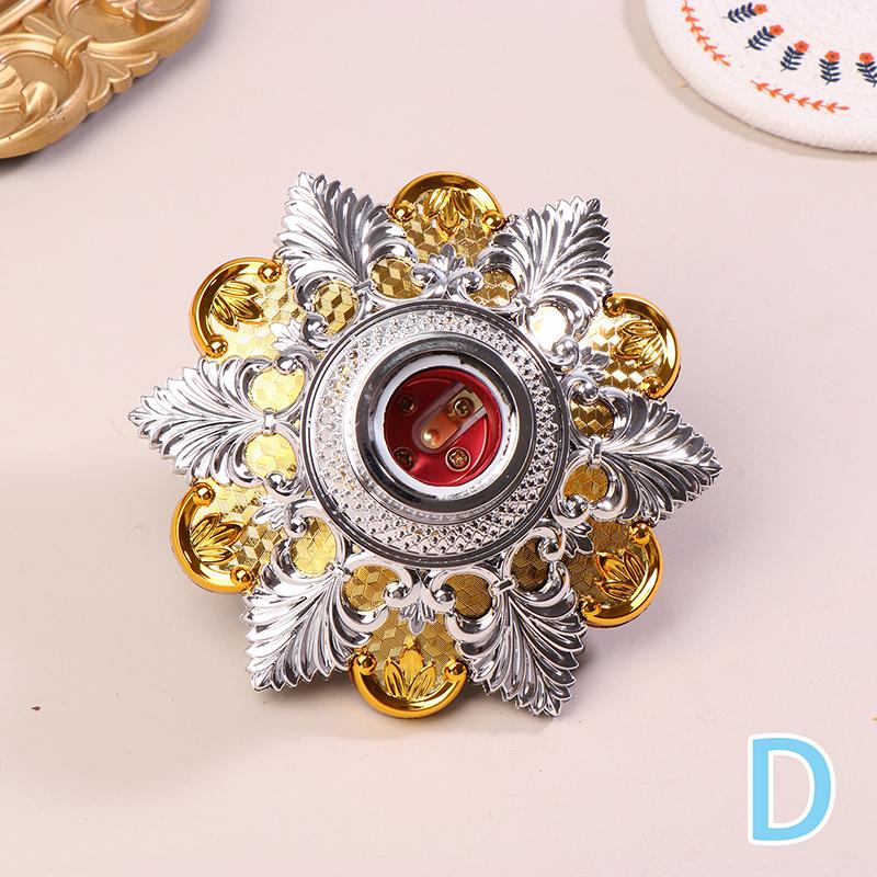 1Pc E27 Colored Pendant Lamp Holders Round Screw Fixed Base Socket Lamp Bulb Fixing Base Stand Light Bulb Holder