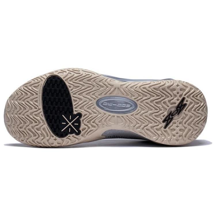 Li Ning Wade 808 3 Low Top Slip Resistant Abrasion Resistant Basketball Shoes Men's Black Gray ABPT043-3