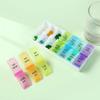 New Hot Premuim Portable Weekly Pill Organizer Case Box Storage Container 7 Day 2 Times 14 Grids for Vitamin Medicine Fish Oils