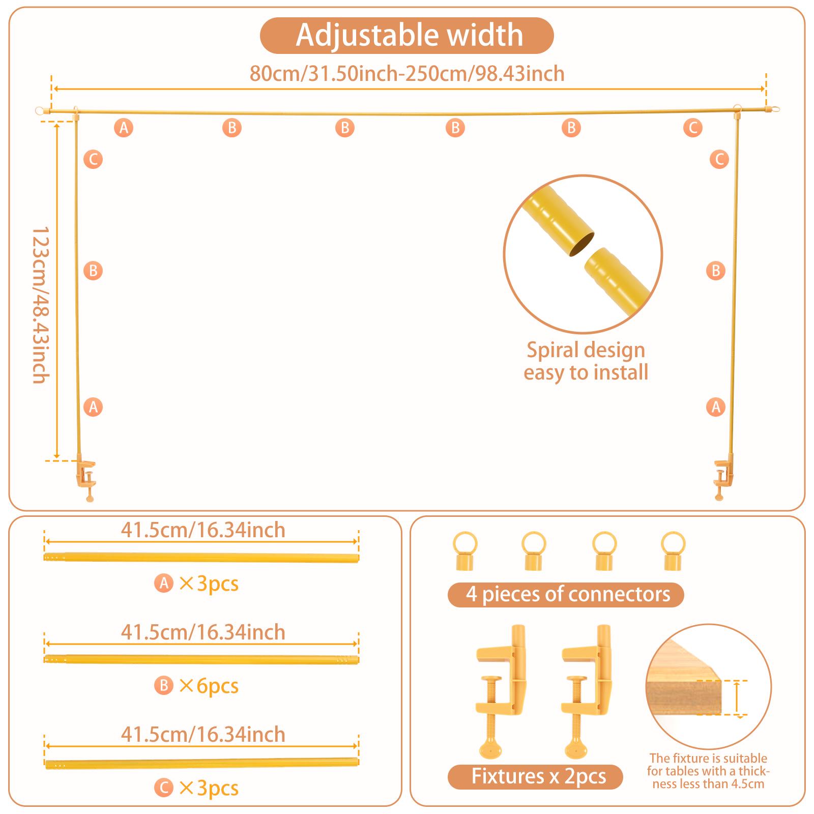 

Настольная стойка для удочек, настольная стойка для арки из воздушных шаров, настольный каркас для арки, подвеска для свадебной вечеринки по случаю дня рождения, Хэллоуина, Рождества Other(