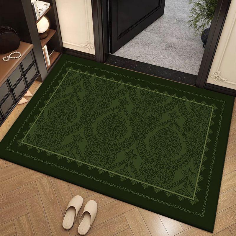 Luxury DIY Washable Non-slip Kitchen Mat Doormat Long Corridor Carpet  Bathroom Hallway Entrance Solid Color Stripe Kitchen Rug