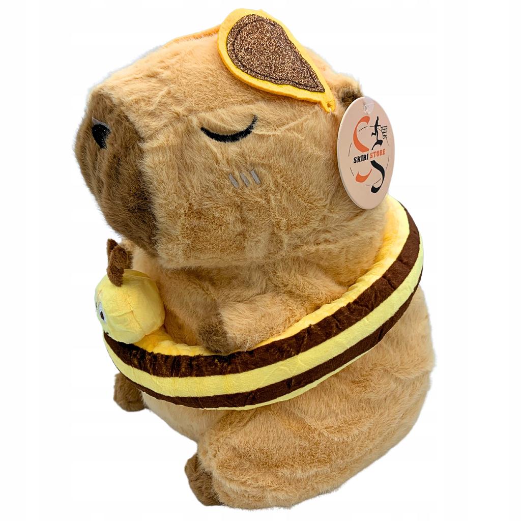 Plush Toy Capybara Bee Bee Plush Toy 30Cm
